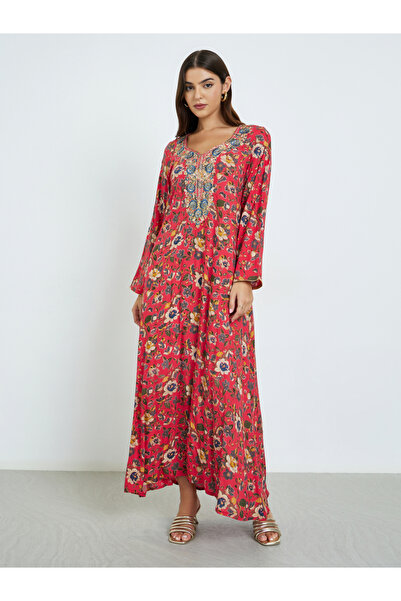 Maxim Creation By Styli Thread Embroidery A-Line Jalabiya