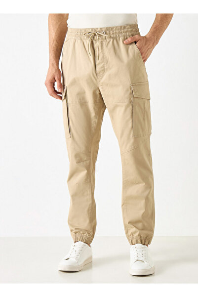 FAV بنطلون رياضي بخصر مرن مع جيوب شحن