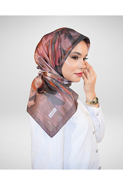 Akel Μοτίβο ψηφιακού κρυστάλλου σε κασκόλ – Αντιολισθητικό, λαμπερό και καθημερινή κομψότητα