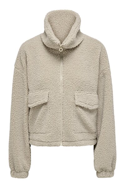 ONLY Women's / Girls' Beige Jacket Model Code: (15347810) Onlsol Life Teddy Jacket Cs Otw