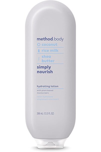 METHOD لوشن الجسم اليومي المغذي ببساطة، مرطب نباتي يدوم ٢٤ ساعة (حليب جوز اله...