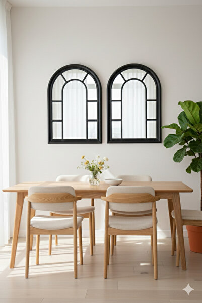 Generic Elegant mirror set with a luxurious frame, 100 x 70 cm