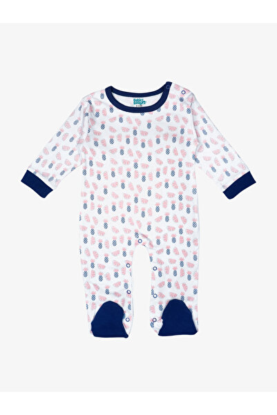 Babies Basic By Styli 5-Piece 100% Cotton Bib, Romper, Mittens, Cap and Sleepsuit Set