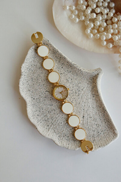 KOMBİNOLOJİ Camille Taşlı Premium Kadın Metal Kol Saati