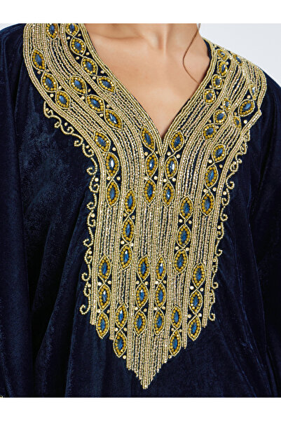Maxim Creation By Styli Winter Wear Kaftan with Studded Hand Embroidery