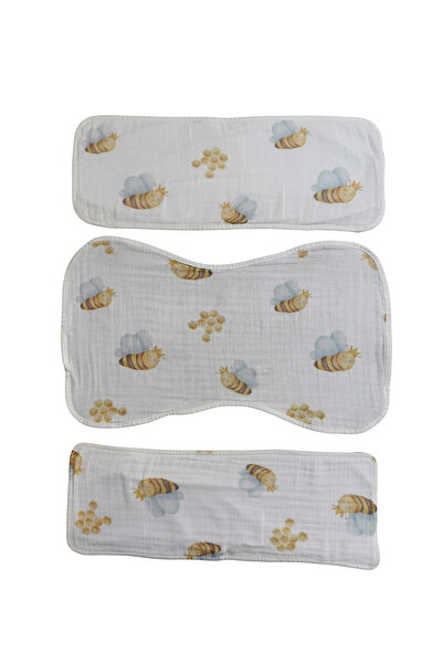 Mimiko Organic Cotton 2 Layer Muslin Ultra Soft Shoulder Cloth Mouth Cloth Sh...