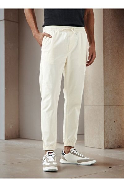 FAV بنطلون رياضي رجالي بقصّة عادية وخصر مرن