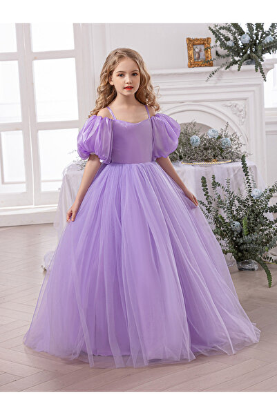 Take Two By Styli Bow Detail Cold Shoulder Puff Sleeve Dress