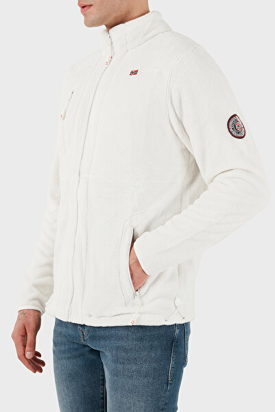 Norway Geographical Ανδρικό POLAR ΑΝΑΛΟΓΑ με απαλή υφή, ανθεκτικό στο κρύο με φερμουάρ εξωτερικού χώρου