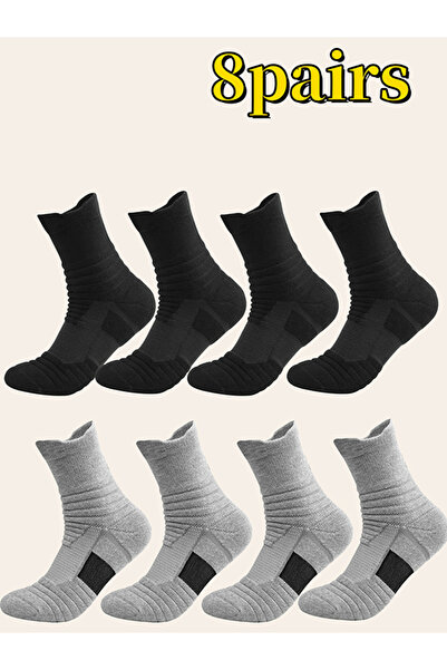 Take Two By Styli Pack of 8 - Multi Crew Socks