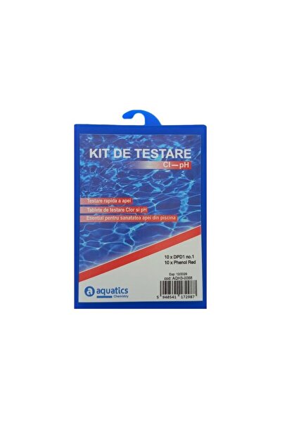 Aquatics Kit de Testare, Tablete pentru Ph-Cl,