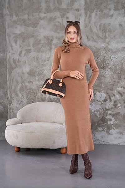 norvell Πλεκτό φόρεμα με ραβδώσεις