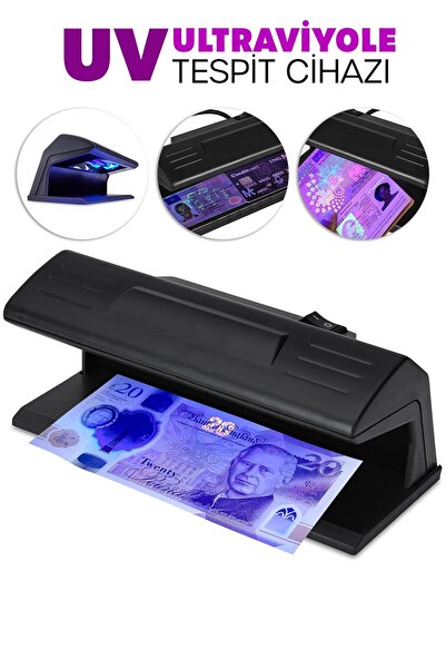 Telvesse UV Işıklı Elektrikli Para Tespit Cihazı Para Kontrol Cihazı Mezuralı