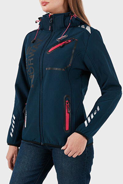 Norway Geographical Waterproof 5000 mm Softshell Removable Hooded Coat Mont Reine