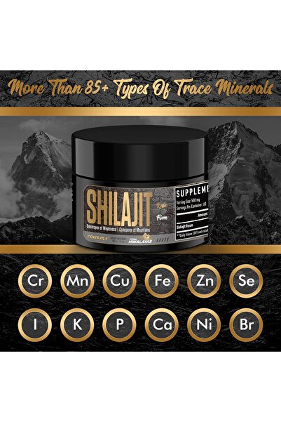 VENESUILA Onilas Shilajit Resin Supplement — Organic, Third-Party Tested, 30 g