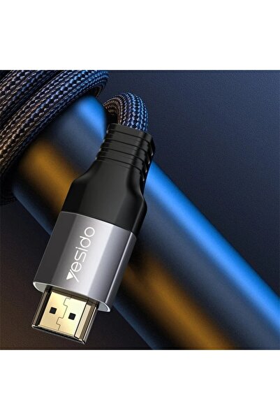 Lito HDMI to HDMI Video Cable 4K@30Hz, 2m, R45, Nylon, Deep Dark