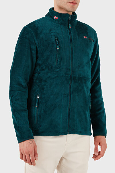 Norway Geographical Soft Textured Cold Resistant Zippered Outdoor Polar Men POLAR UPLOAD