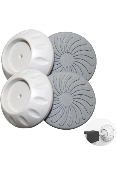 JOYZZZ واقيات حائط بوابة الأطفال، 4 قطع - ملحقات حائط بوابة مثبتة بالضغط لسلا...