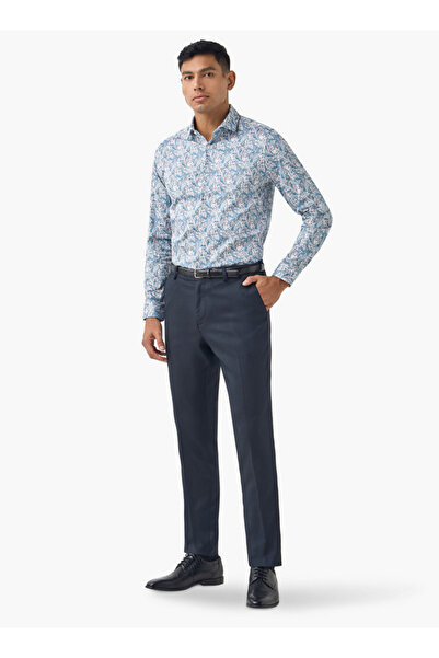 FAV Regular Fit Shirt with Collar and Long Sleeves