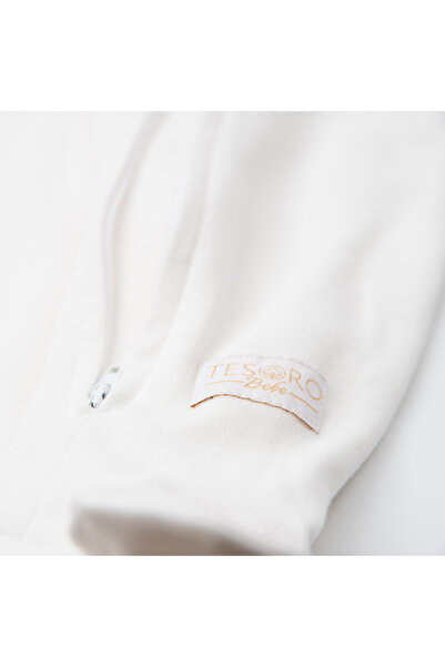 OEM Baby romper with zipper and booties, made of cotton