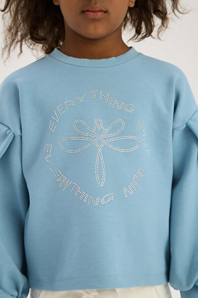 Tyess Girl Blue Sweatshirt