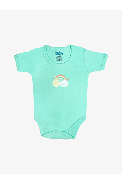 Babies Basic By Styli 5-Piece 100% Cotton Bib, Romper, Mittens, Cap and Sleepsuit Set