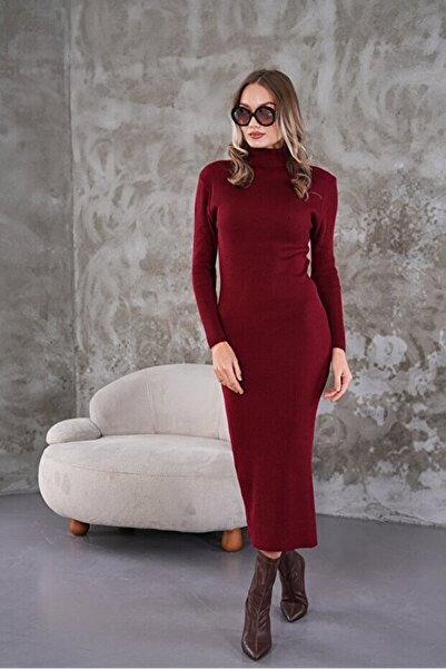 norvell Πλεκτό φόρεμα με ραβδώσεις