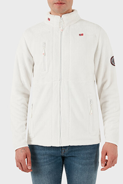 Norway Geographical Ανδρικό POLAR ΑΝΑΛΟΓΑ με απαλή υφή, ανθεκτικό στο κρύο με φερμουάρ εξωτερικού χώρου