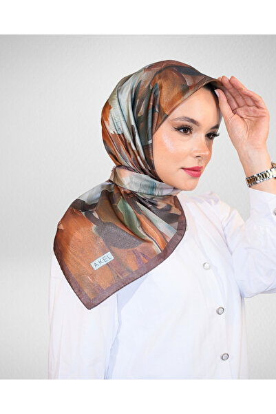 Akel Μοτίβο ψηφιακού κρυστάλλου σε κασκόλ – Αντιολισθητικό, λαμπερό και καθημερινή κομψότητα