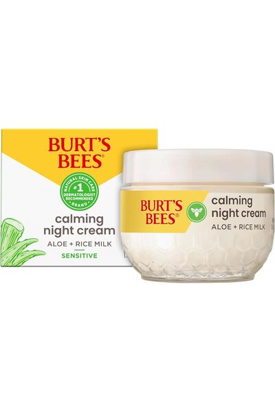Burt's Bees Sensitive Night Cream, 1.8 oz (pack may vary)