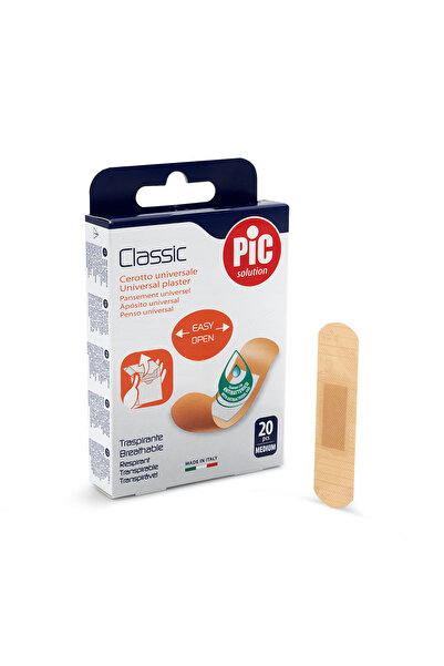 PIC SOLUTION ITALY Classic Plaster - Anti-Bacterial Medium 20 pcs