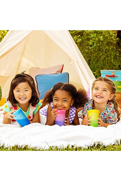 Munchkin Miracle 360° Color-Changing Spill-Proof Cup, 9 oz, Yellow, Plastic