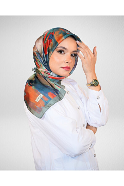 Akel Μοτίβο ψηφιακού κρυστάλλου σε κασκόλ – Αντιολισθητικό, λαμπερό και καθημερινή κομψότητα