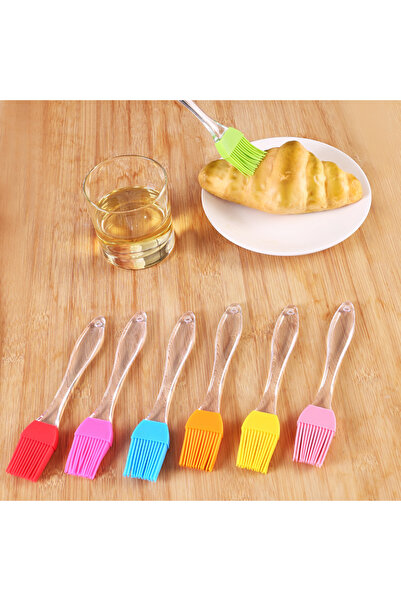 genric طقم 10 قطع فرشاة زيت سيلكون بألوان عصرية متنوعة 00029