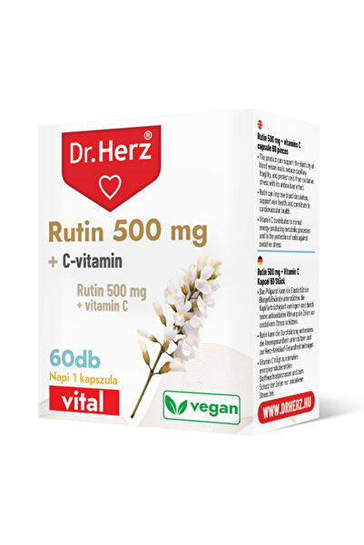 Dr Herz Vegan capsules with Rutin 500 mg + vitamin C 60 pcs