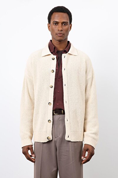 Antioch Stone Knitted Sweater Men's Cardigan