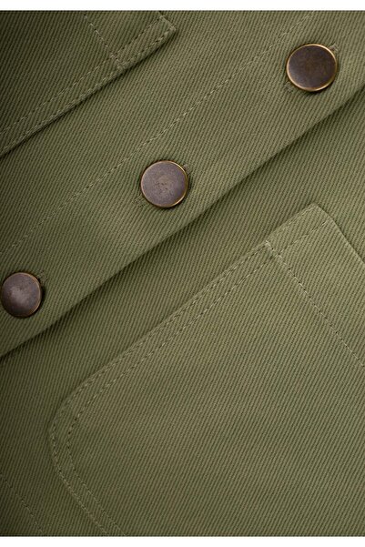 Cigit Gabardine Jacket 2-7 Years Old Olive
