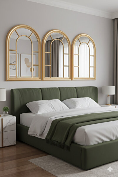 Generic Elegant mirror set with a luxurious frame, 100 x 70 cm