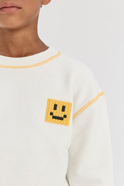 Nebbati Boy Ecru Sweatshirt