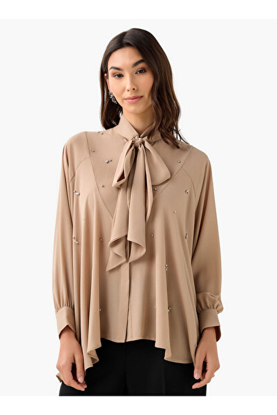 Iconic Relaxed Fit Top with Rhinestone Embellishments