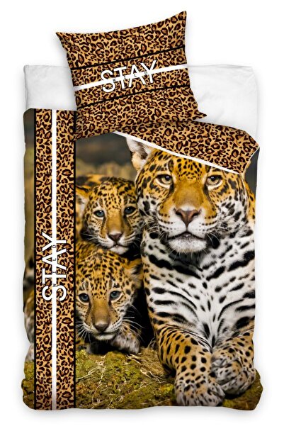 Leopard cuvertură de pat 140×200cm, 70×90 cm