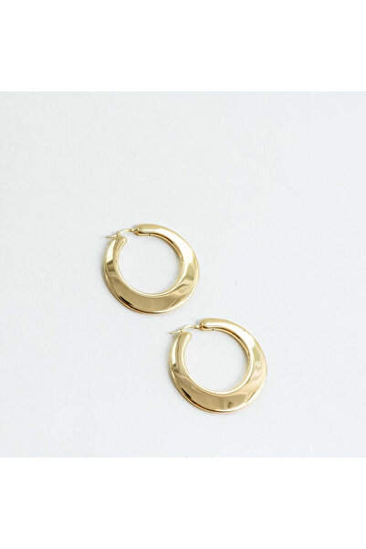 IOSA Bold Lunar Hoops Silver Earrings