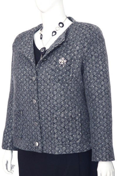 Ulwish ceket büyük beden özel kışlık kumaş