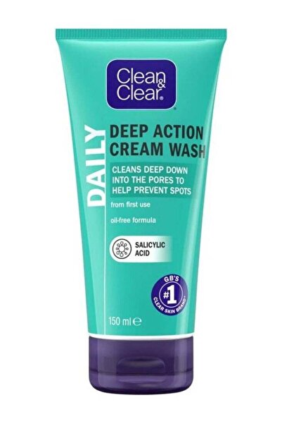 Clean & Clear Deep Action Cream Wash 150 ml