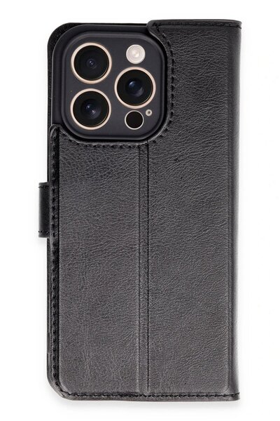 CepteToptan Myt09 iPhone 16 Pro Case Trend S Plus Cover Case - Black