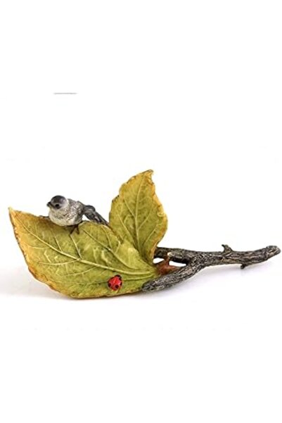 Tuncel Store أفضل حديقة خرافية مصغرة وحوض نباتات يحتوي على طائر صغير ودودة ال...
