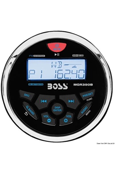 TNG Outdoor Radio auto MGR350B AM/FM/Bluetooth/USB/MP3 cu afișaj TFT