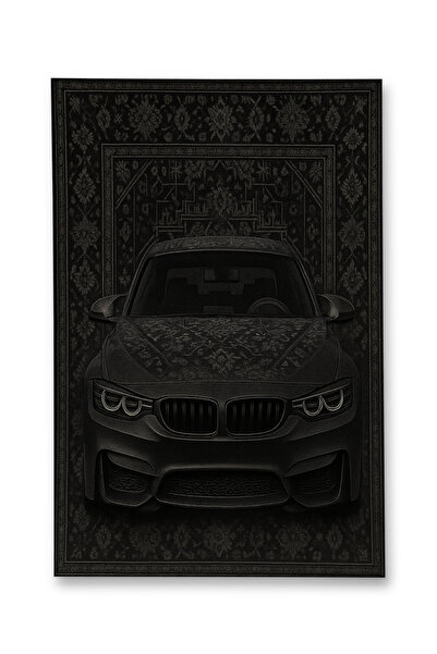 Rugs Modern Halı MOSSO Διακοσμητικό χαλί vintage με υφαντό σχέδιο αυτοκινήτου...