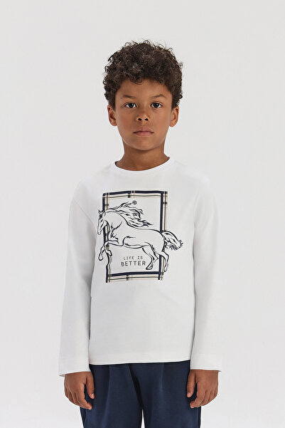 Nebbati Boy White Tshirt