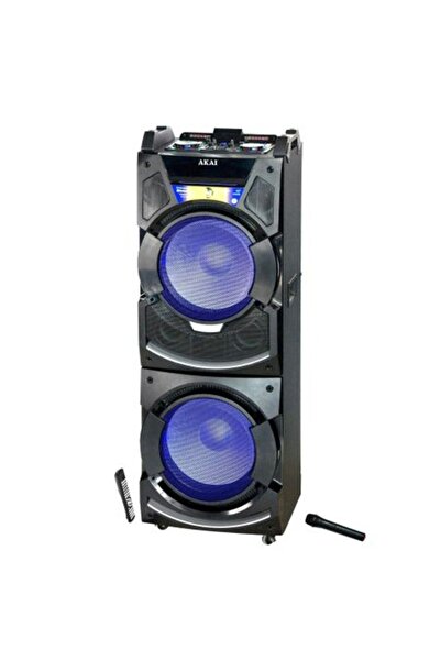 AKAI Boxă profesională Superbass, USB, Bluetooth, afișaj digital, telecomandă...